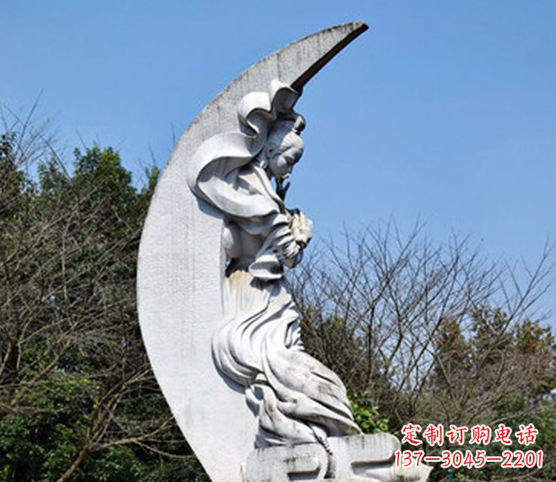 威海嫦娥奔月石雕