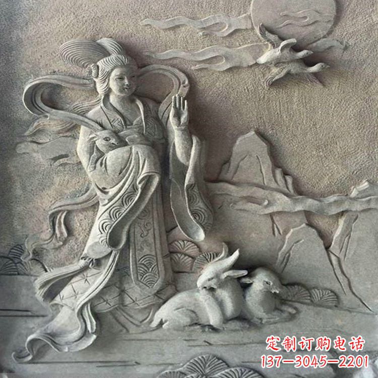 威海月神太阴星君嫦娥雕塑