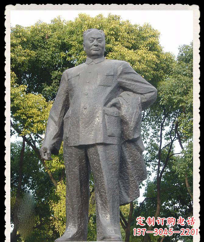 威海陈毅将军铜雕