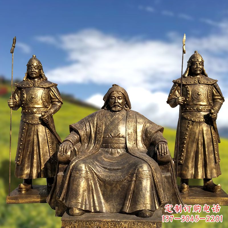 威海成吉思汗一座永恒的纪念雕塑