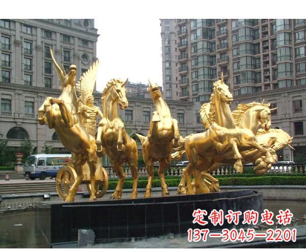 威海阿波罗的象征——青铜雕塑