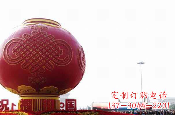 威海不锈钢灯笼雕塑——美丽城市的艺术装饰