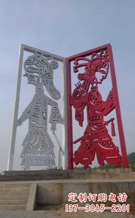 威海精美皮影戏雕塑——缔造中国城市文化新风貌