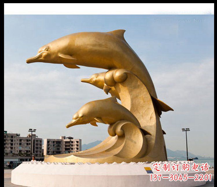 威海海豚雕塑——美丽的城市标志