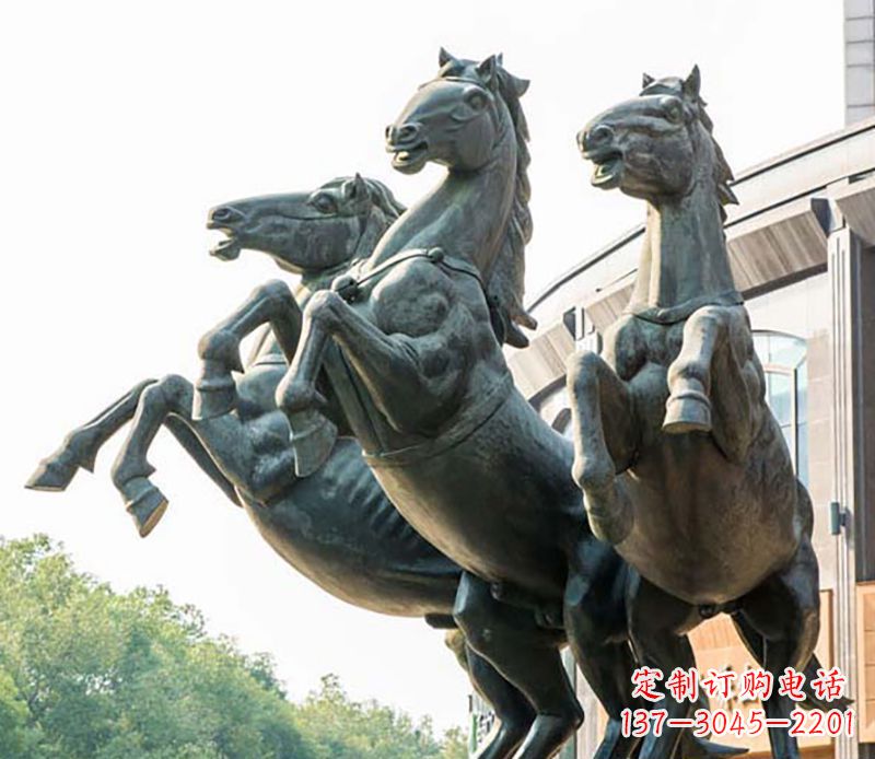 威海马雕塑集传统文化与现代装置艺术于一身
