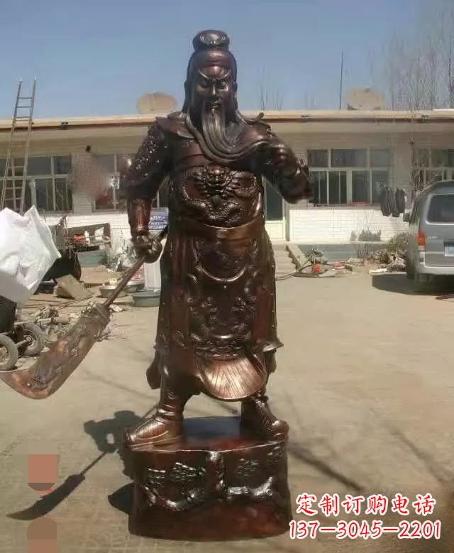 威海关公雕塑