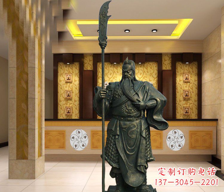 威海关公雕塑——传承弘扬中华文化