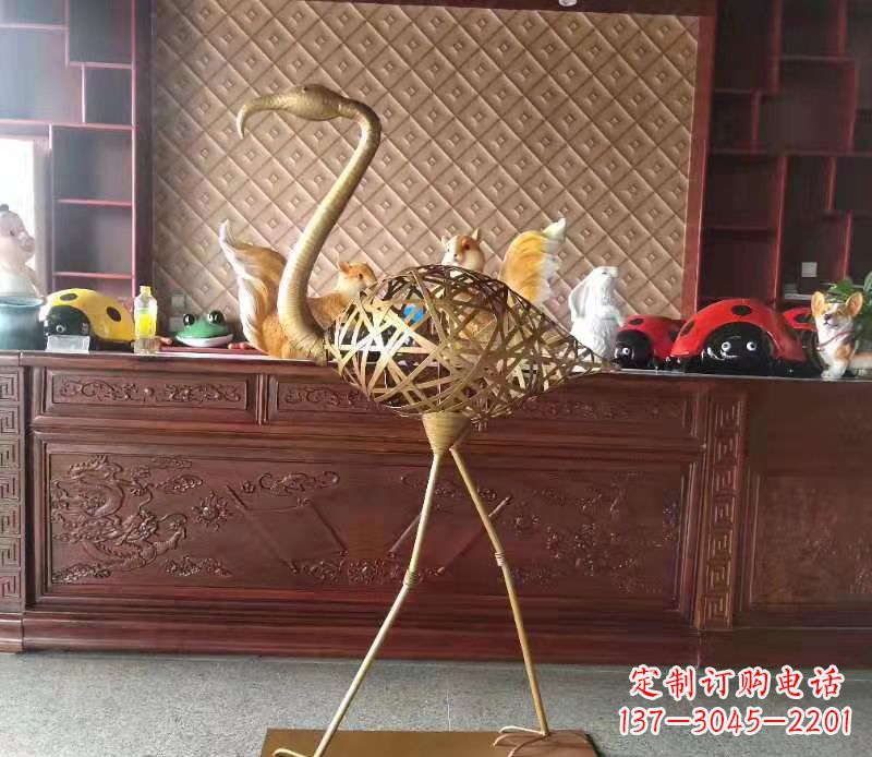 威海火烈鸟雕塑精美绝伦