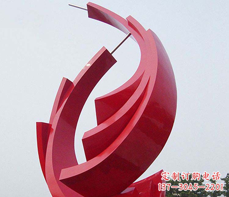 威海抽象帆船不锈钢雕塑