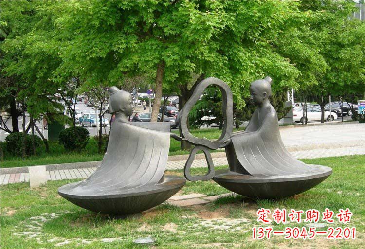 威海古代孔融雕塑之美