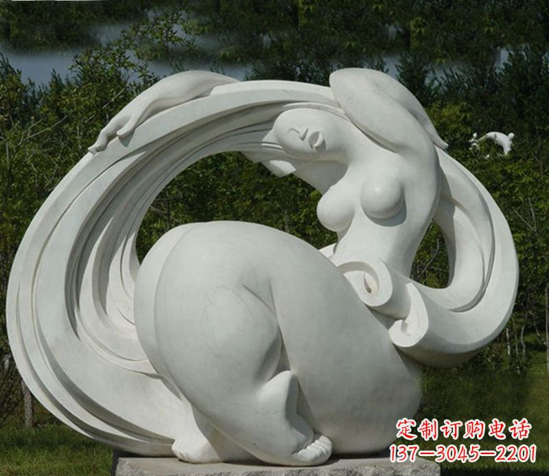 威海抽象美女石雕