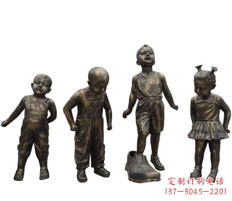 威海儿童雕塑传承中国古代文化