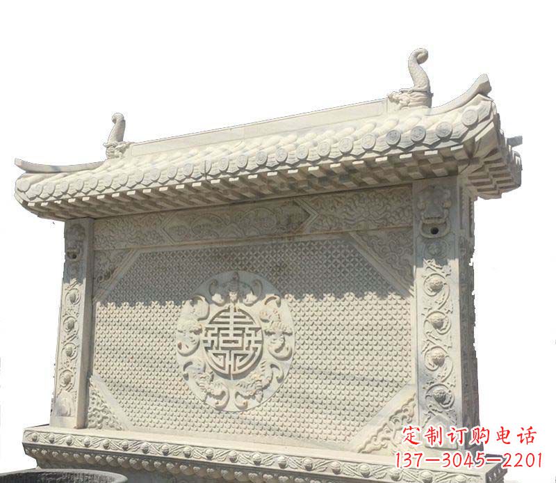 威海创意影壁景观石雕