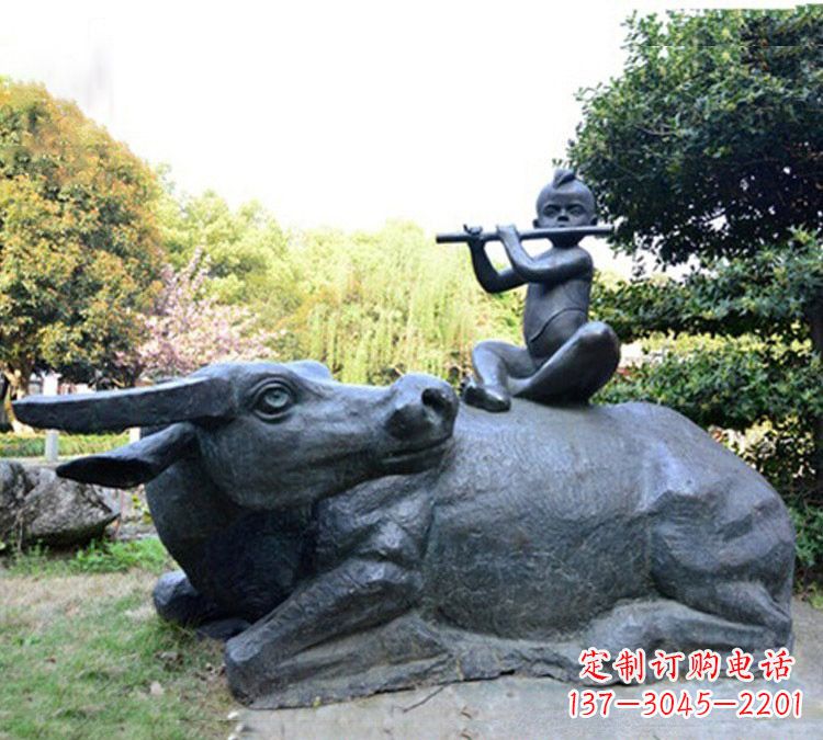 威海牧童雕塑传承民间文化