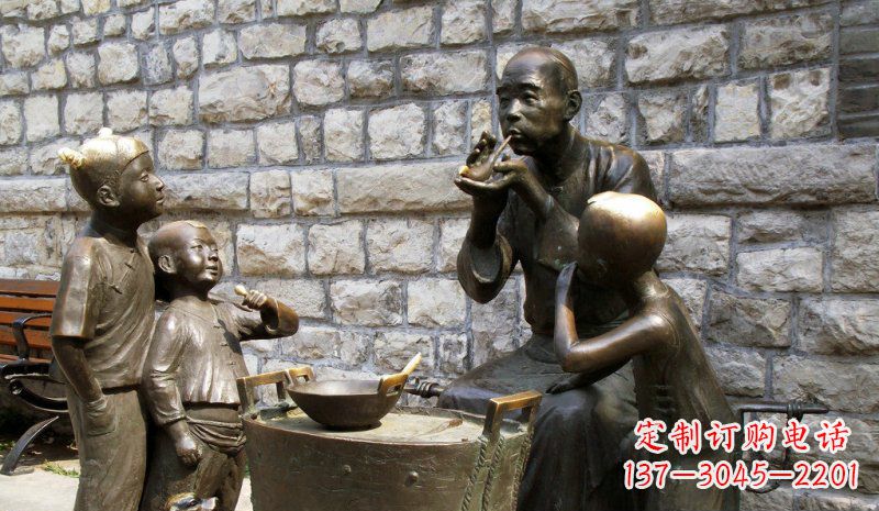 威海糖果街的精美雕塑