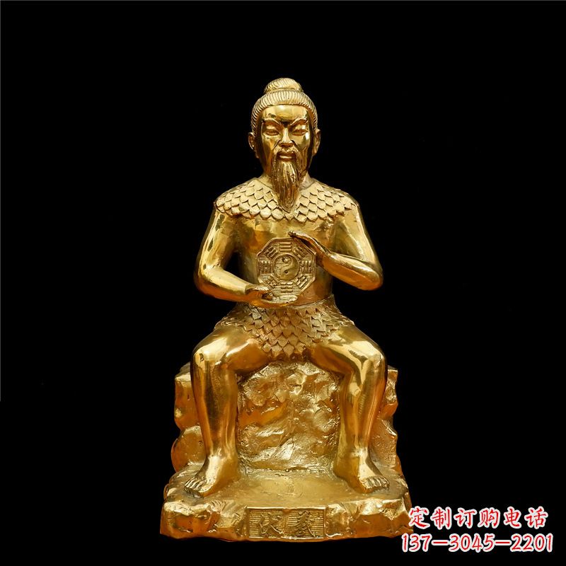 威海伏羲大帝神像汇聚古老文明中的象征