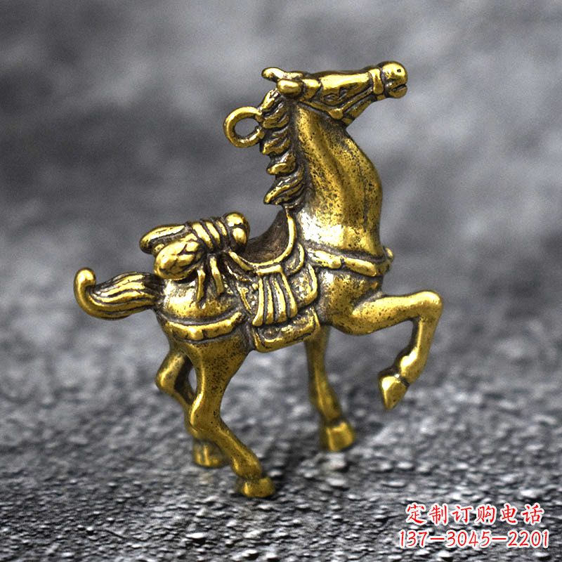 威海铜铸马儿雕塑艺术精品