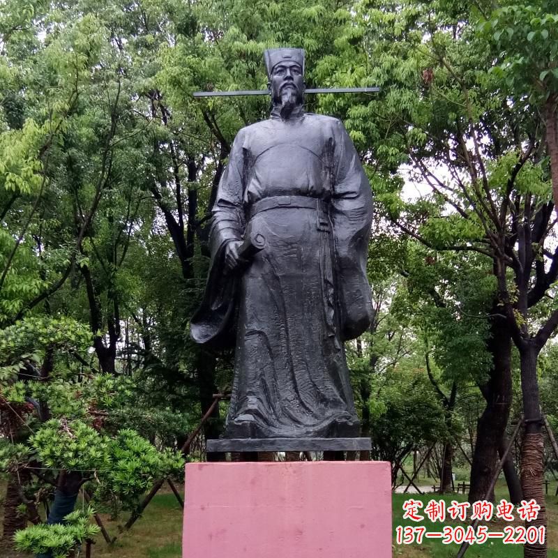 威海铜雕陶渊明——传承古代文学精髓