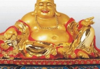 威海弥勒佛铜雕的精美