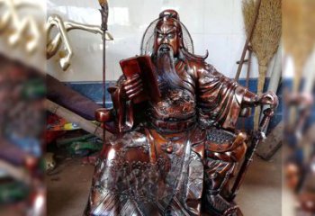 威海关公雕塑传承中华文化的珍贵标志