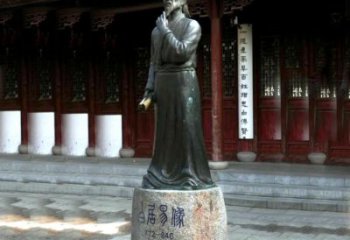 威海白居易铜雕像向著名诗人致敬