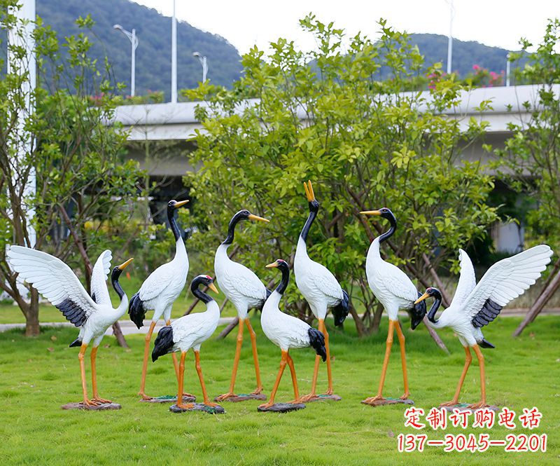 威海仙鹤雕塑传承中国文化精髓