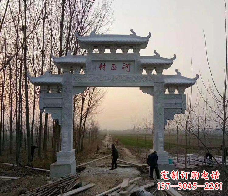 威海牌坊雕塑——记忆中的美丽家乡