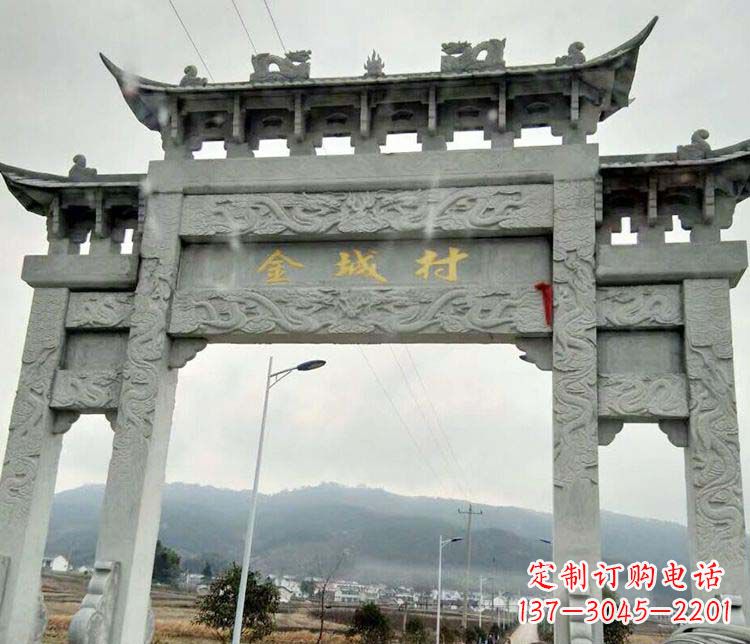 威海该牌坊雕塑。
