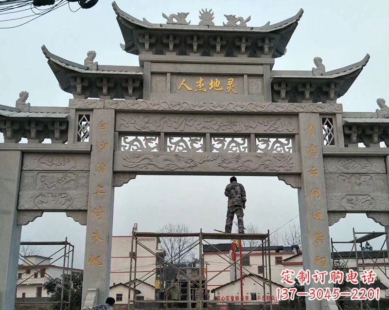 威海牌坊雕塑