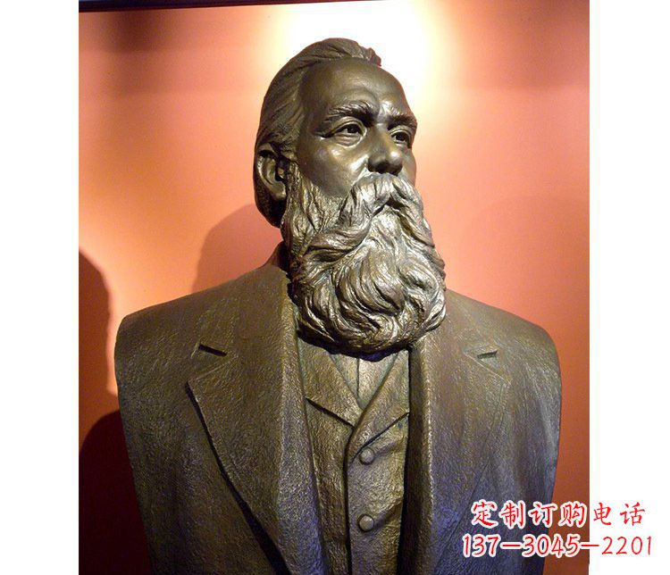 威海达尔文校园人物铜雕塑
