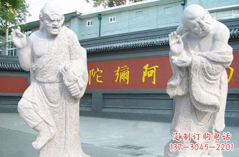 威海大理石罗汉雕塑佛教精神的象征