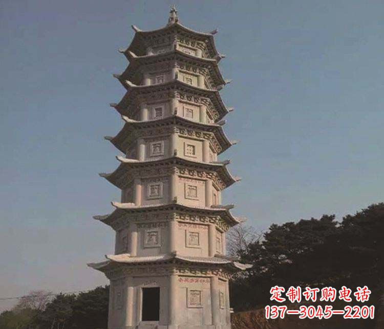 威海宝塔雕塑大理石的艺术精品