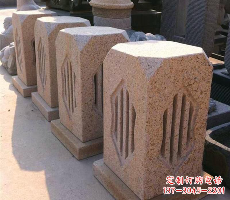 威海精美的大理石灯雕塑