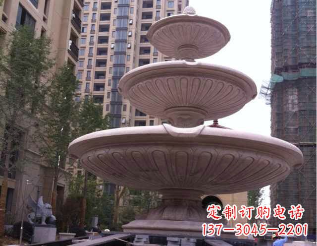 威海大理石大型喷泉石雕宏伟精美的艺术之作