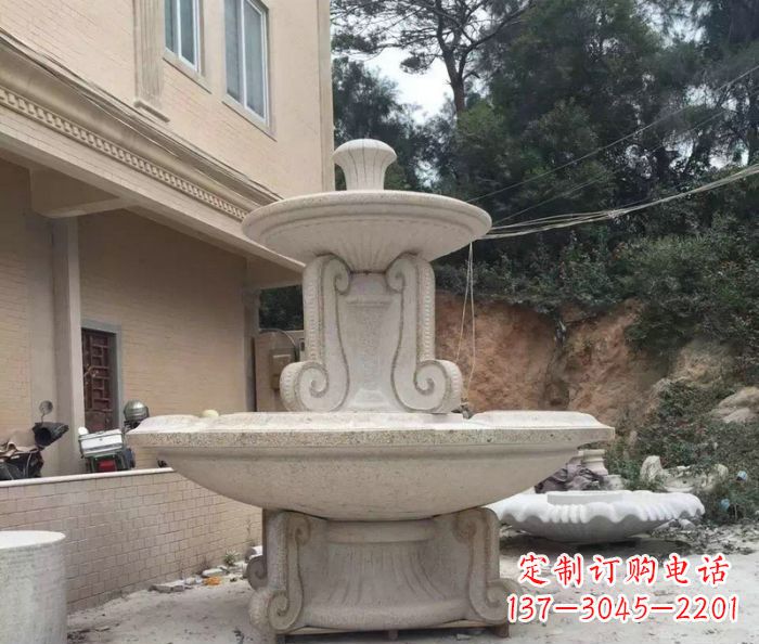 威海大理石大型喷泉雕塑精致美观又富有艺术气息