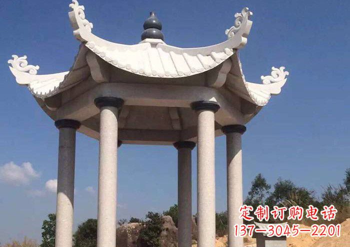 威海大理石凉亭雕塑——传承古代工艺之精粹