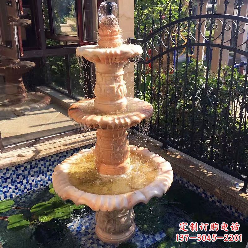 威海大理石雕刻风水球赋予神秘力量