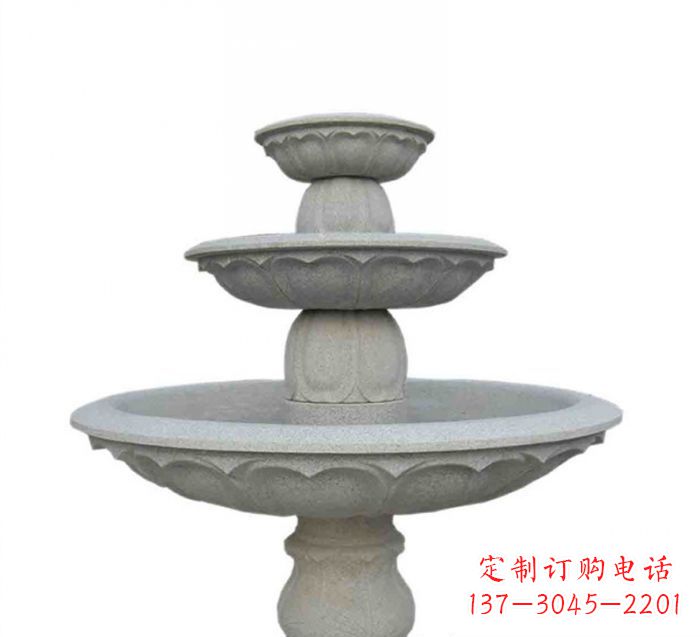 威海大理石多层喷泉石雕——精美而充满灵性的艺术杰作