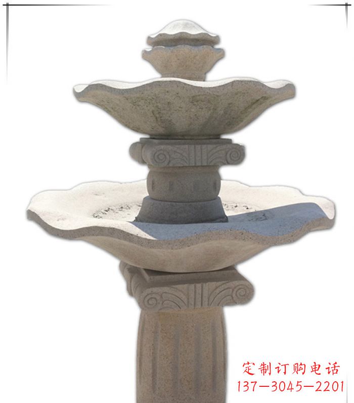 威海大理石多层喷泉石雕精美绝伦的艺术形式