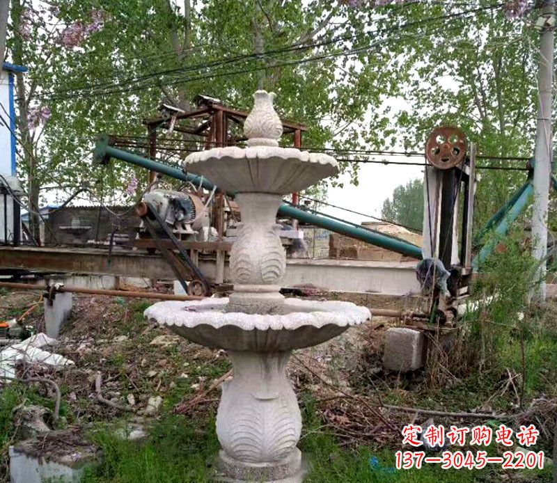 威海大理石多层喷泉石雕雕塑艺术的精美之作