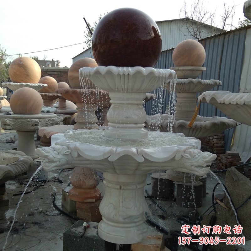 威海大理石风水球雕塑传统文化的艺术精髓
