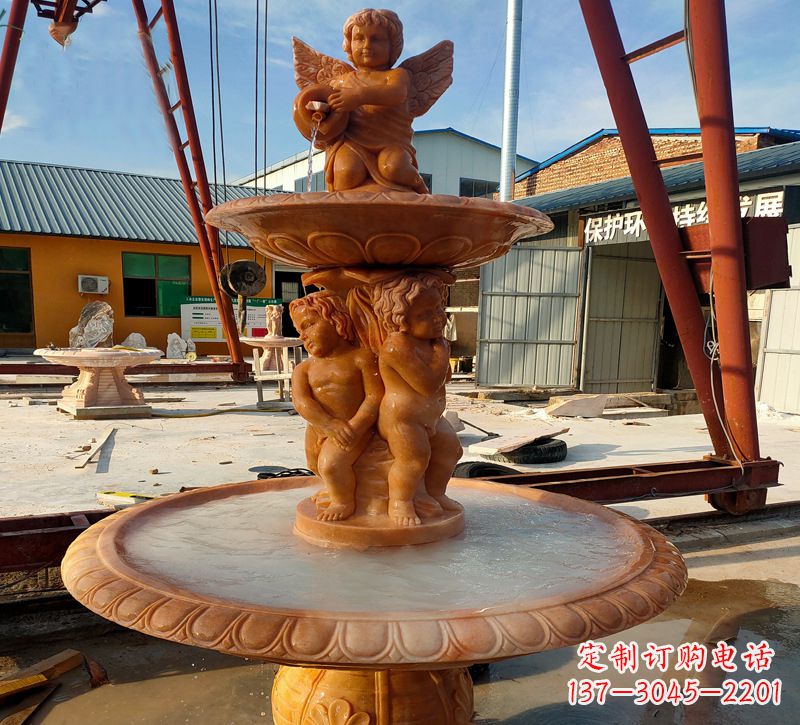 威海大理石风水球雕塑传承古老文化