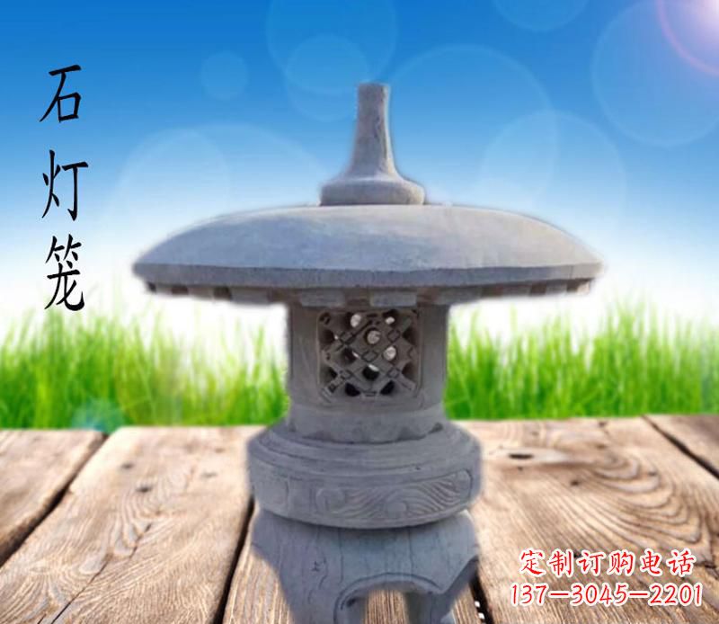 威海大理石灯笼雕塑