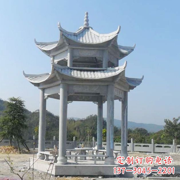 威海高雅大理石凉亭雕塑