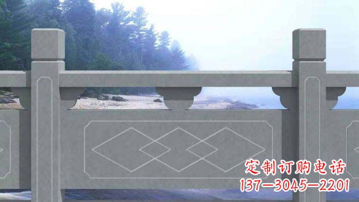 威海大理石护城河栏板石雕