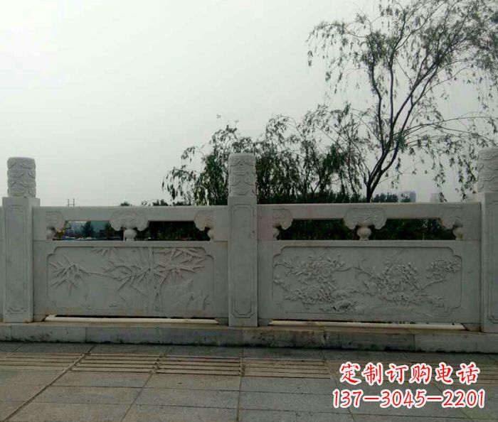 威海精美大理石栏板石雕