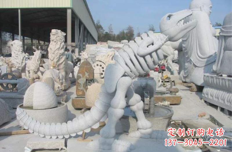 威海大理石恐龙石雕