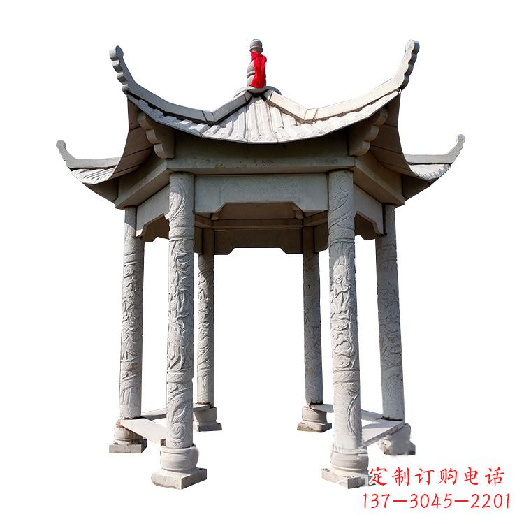 威海中领雕塑大理石凉亭雕塑
