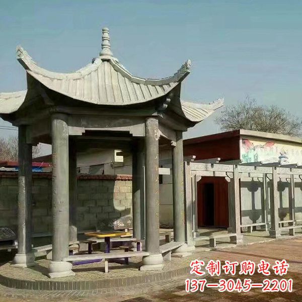 威海大理石凉亭庭院亭子