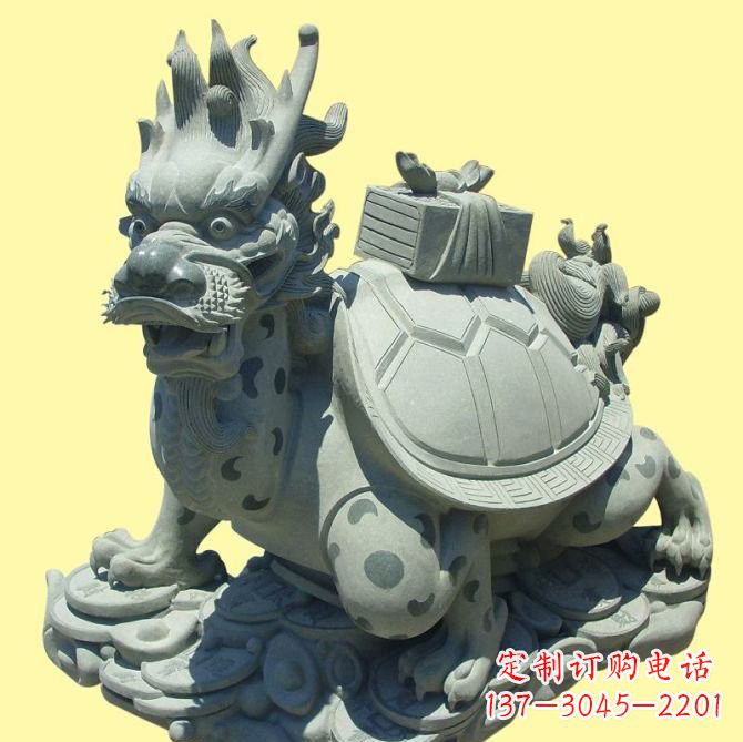 威海大理石龙龟雕塑